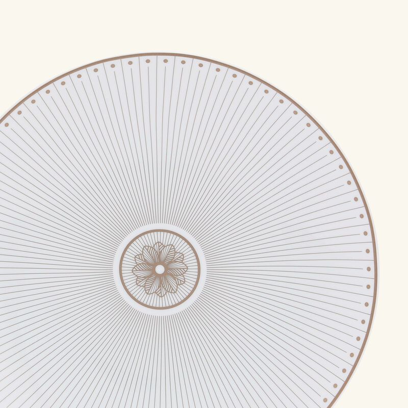 christofle malmaison imp riale dessert plate round white 38cm