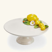 Lemon Cake Stand White les ottomans lemon cake stand white