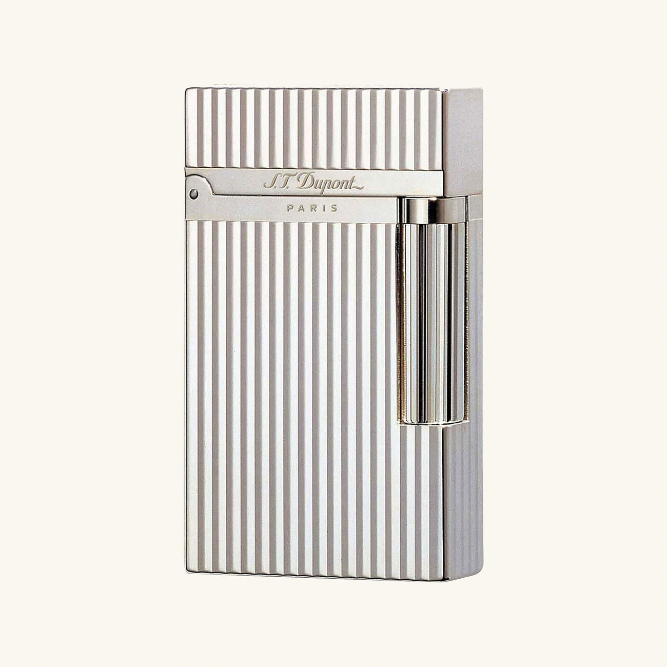 st dupont ligne 2 lighter silver