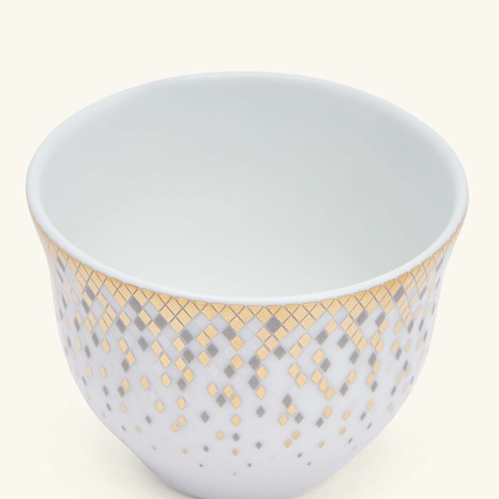 haviland souffle d or arabic coffee cup gold set of 6