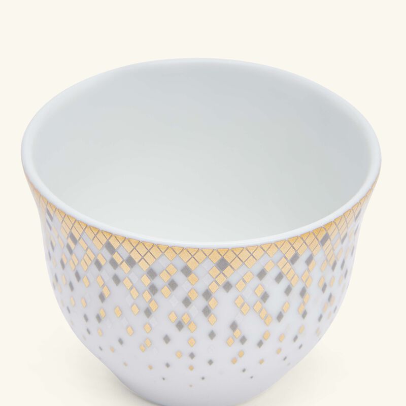 هافيلاند طقم سوفل دور المؤلف من 6 فناجين للقهوة العربية بنقوش ذهبية