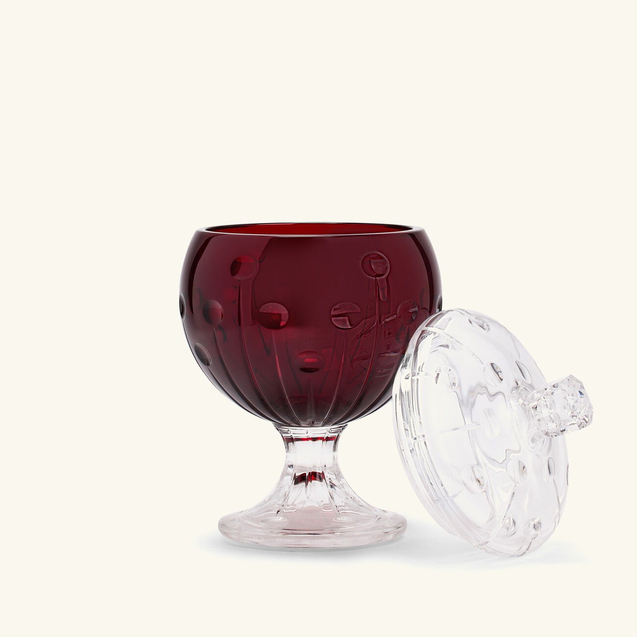 mario cioni   c baba footed candy box red