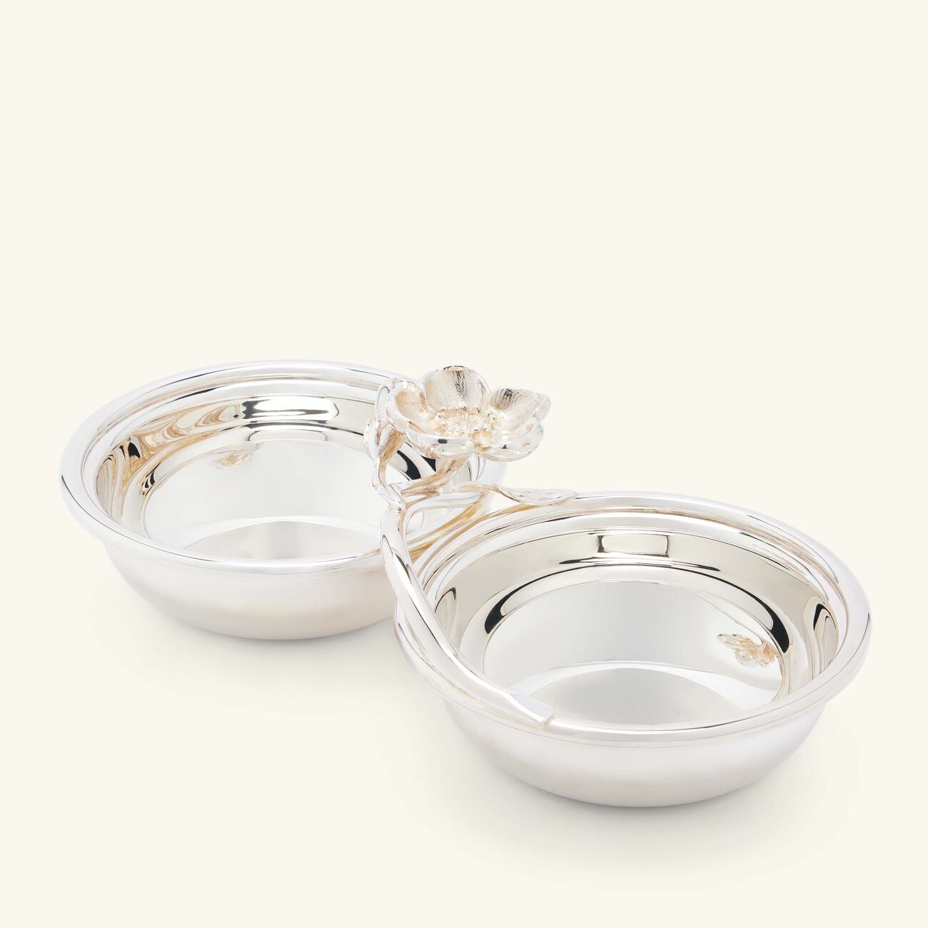 christofle anemone serving bowl silver plated