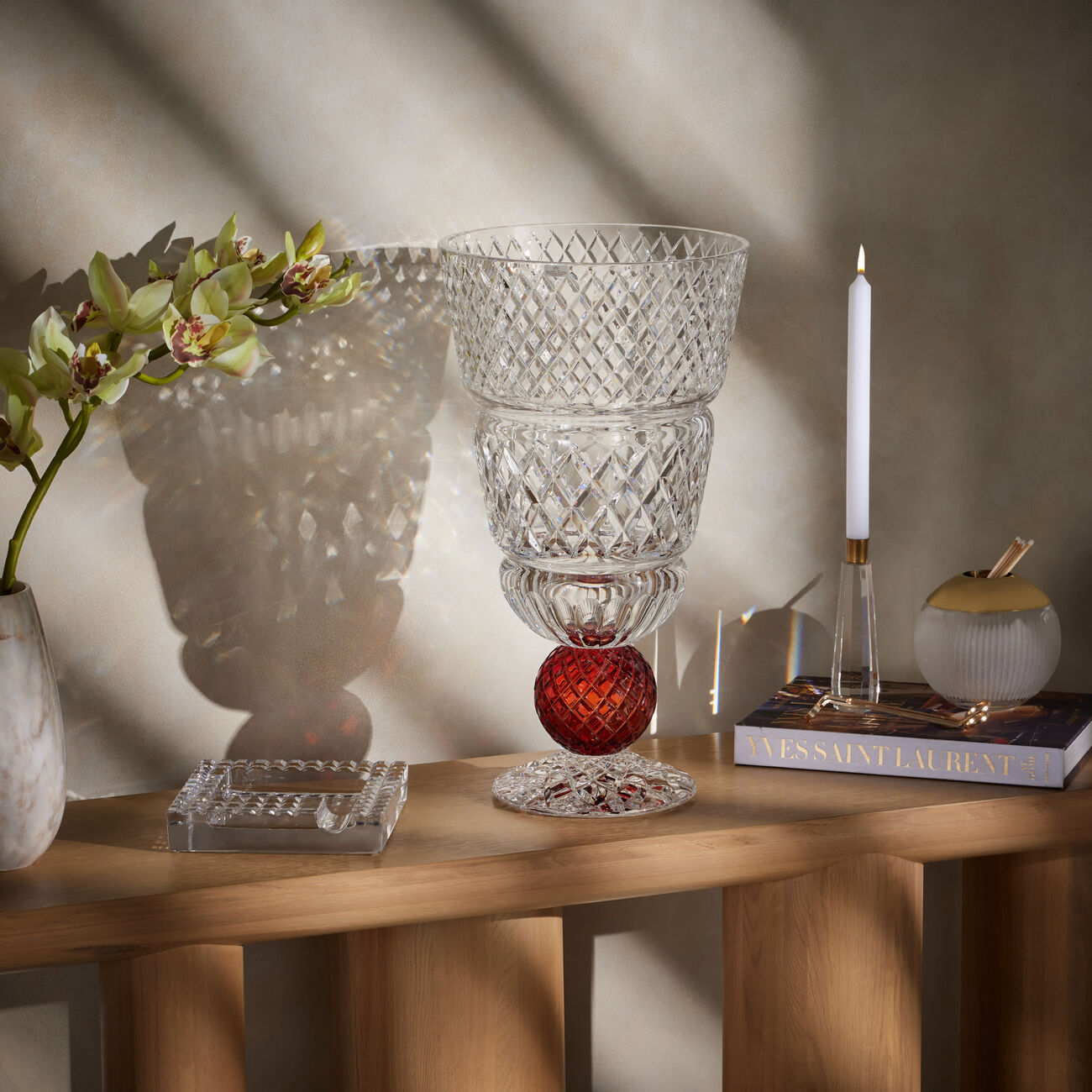 mario cioni   c katherina conical vase large red