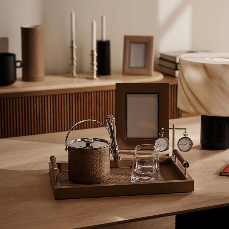 giobagnara elie saab monogram tray rectangular small mouton