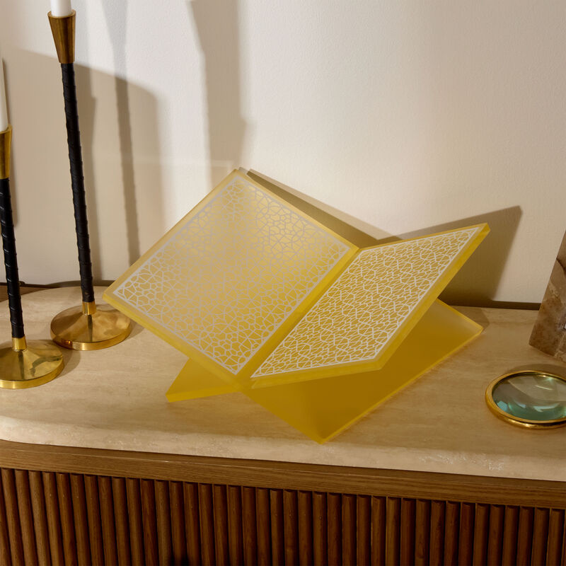 assouline bookstand gold