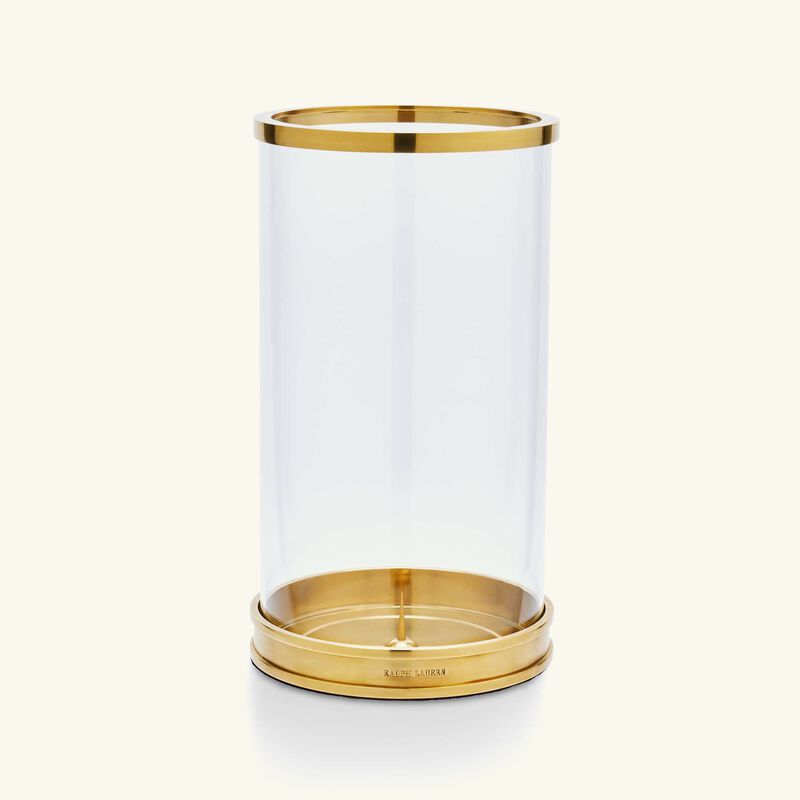 Modern Hurricane Candle Holder Gold ralph lauren home modern hurricane candle holder gold