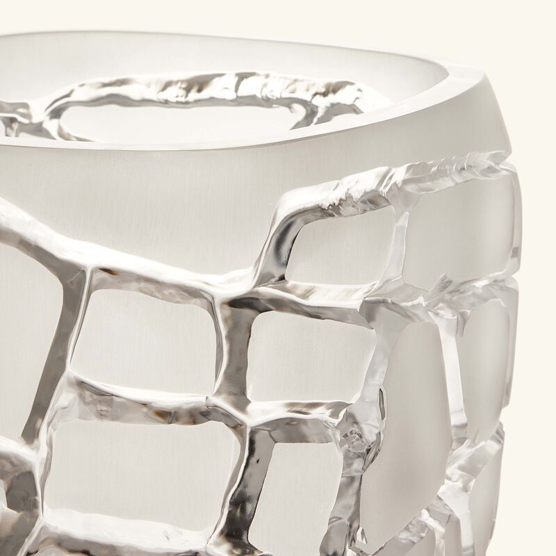 Terramineral Magnitude Vase Round Large Clear lalique terramineral magnitude vase round large clear