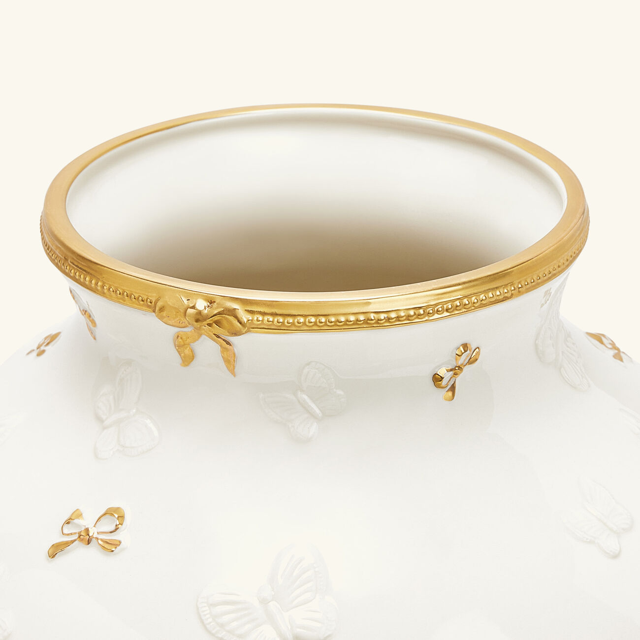 Butterfly Vase Large White villari butterfly vase large white