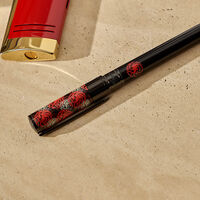 st dupont d initial rollerball pen black