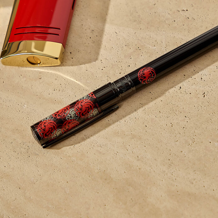 D Initial Rollerball Pen Black st dupont d initial rollerball pen black
