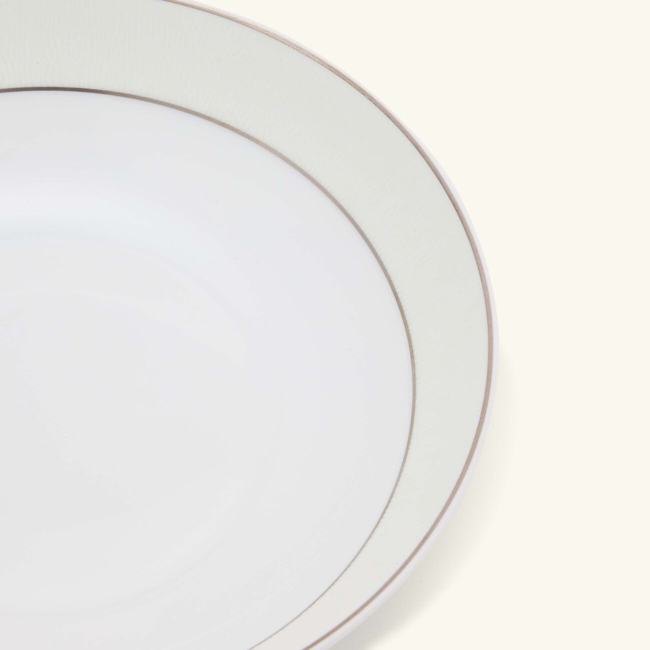 Dune Soup Plate Round Silver 19cm bernardaud dune soup plate round silver 19cm