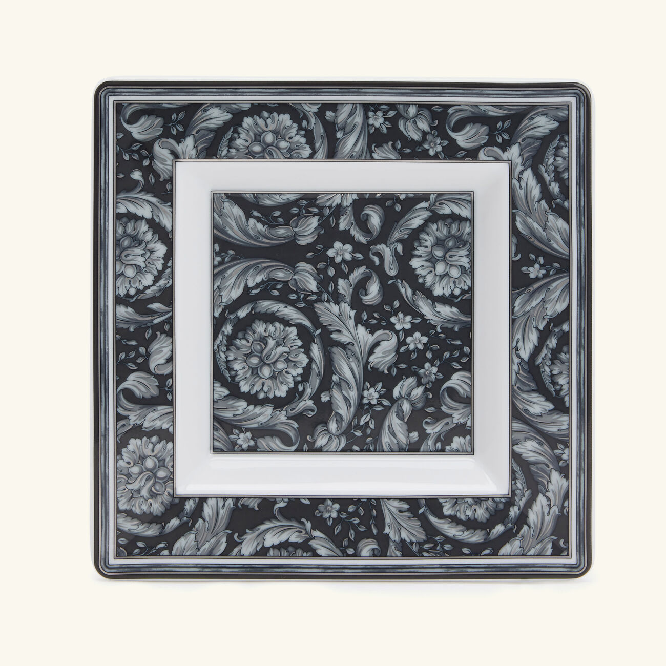 Barocco Trinket Tray Square Small versace barocco trinket tray square small