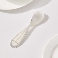 christofle quartz talisman baby spoon white