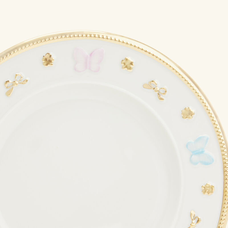 villari butterfly dessert plate white 21cm