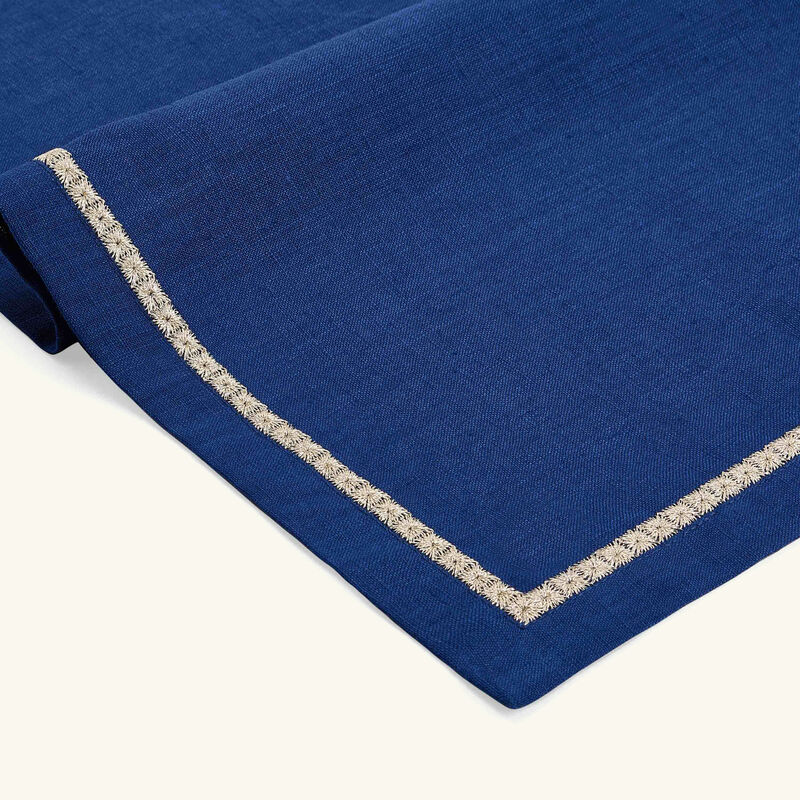 Rosely Napkin Blue Set Of 6 catherine denoual rosely napkin blue set of 6