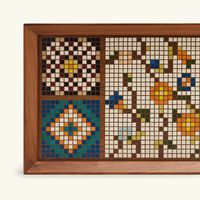 Multiple Mosques Serving Tray Rectangular Large Brown aya the art of living multiple mosques serving tray rectangular large brown