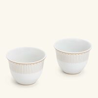 Malmaison Impériale Coffee Cups Gold Set of 2 christofle malmaison imp riale coffee cups gold set of 2