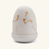 lladro peacocks dome lamp