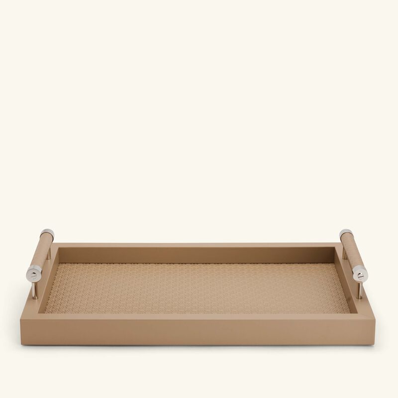 giobagnara elie saab monogram tray rectangular small mouton