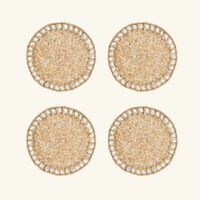 Bevel Coasters Gold Set Of 4 kim seybert bevel coasters gold set of 4