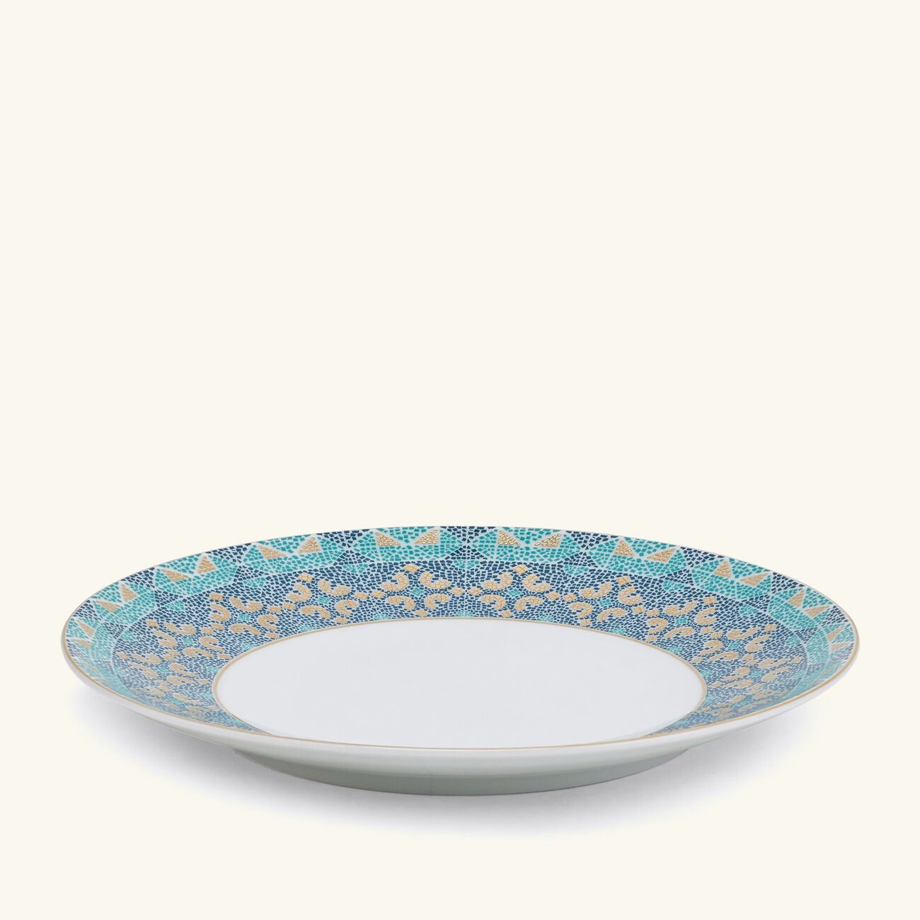 haviland portofino dessert plate round blue 22cm