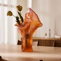 Arum Rose Vase Large Pink daum arum rose vase large pink