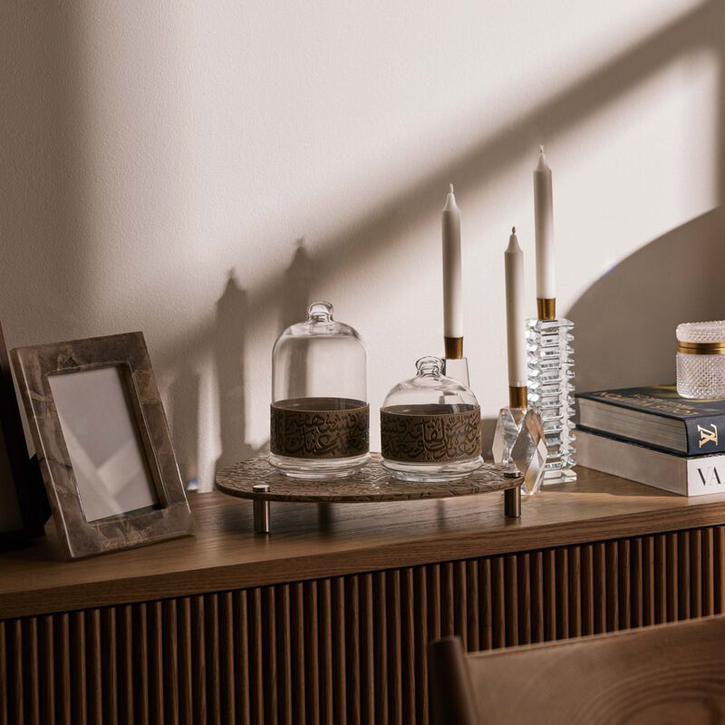 dimlaj kareem serving bowl beige set of 2