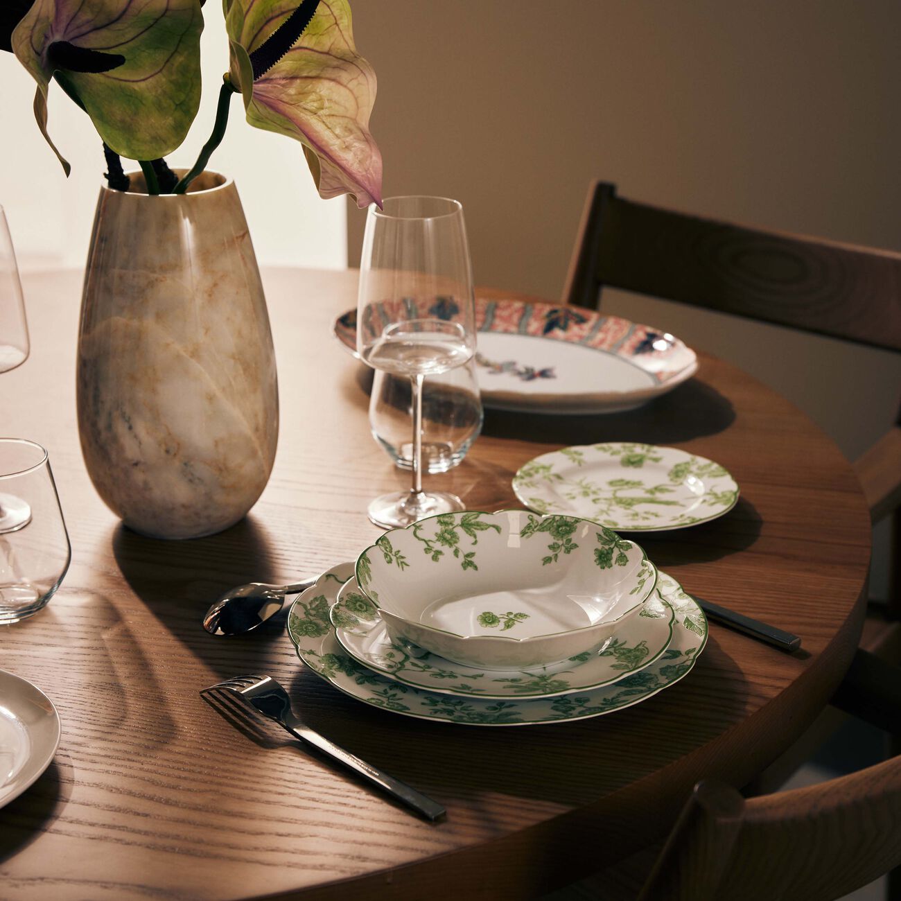 برناردو وعاء شوربة ألبيرتين دائري أخضر 19 سم