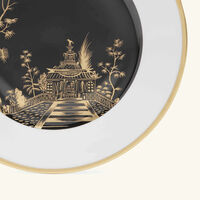 بينتو باريس طبق التقديم فيو كيوتو دائري أسود 21 سم