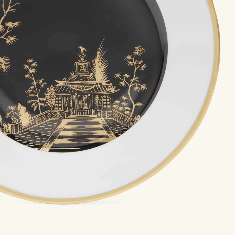 بينتو باريس طبق التقديم فيو كيوتو دائري أسود 21 سم