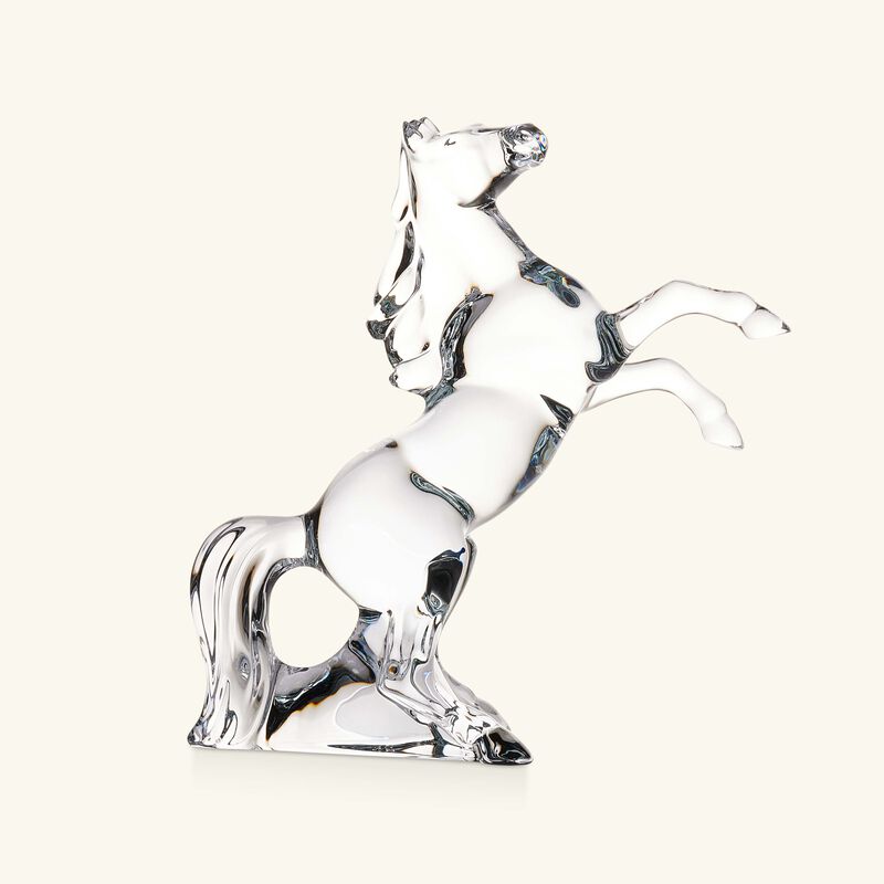 baccarat marengo horse sculpture medium clear