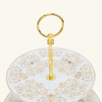 فيرساتشي قاعدة الكيك ميدوزا جالا من طبقتين بيضاء