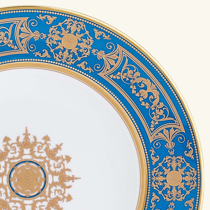 bernardaud aux rois soup plate round gold