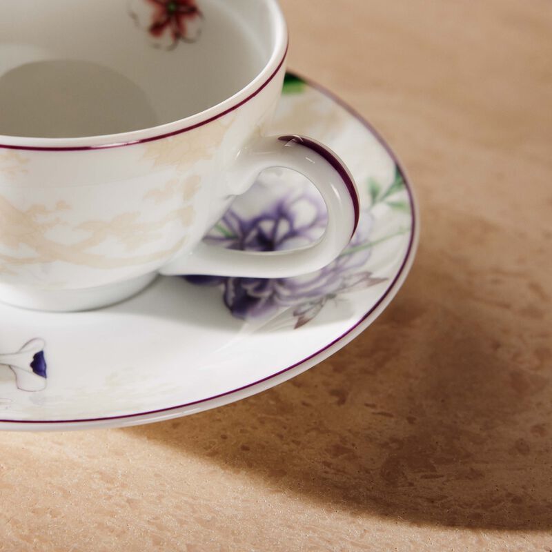 Canisse Tea Cup & Saucer Gold bernardaud canisse tea cup saucer gold