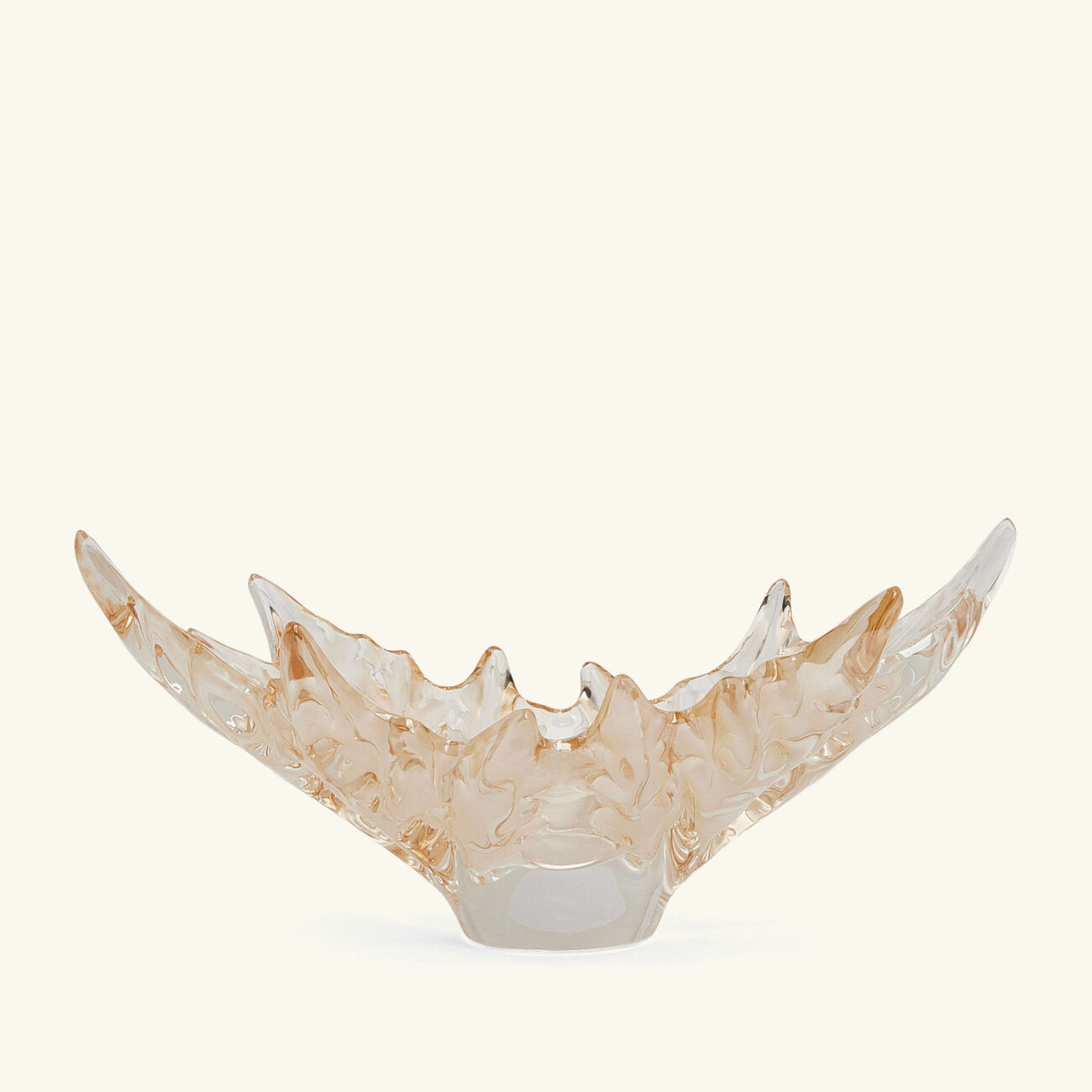 lalique champs  lys es centerpiece small gold