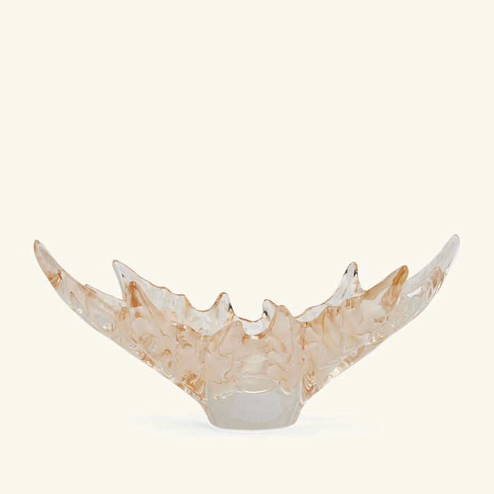 lalique champs  lys es centerpiece small gold