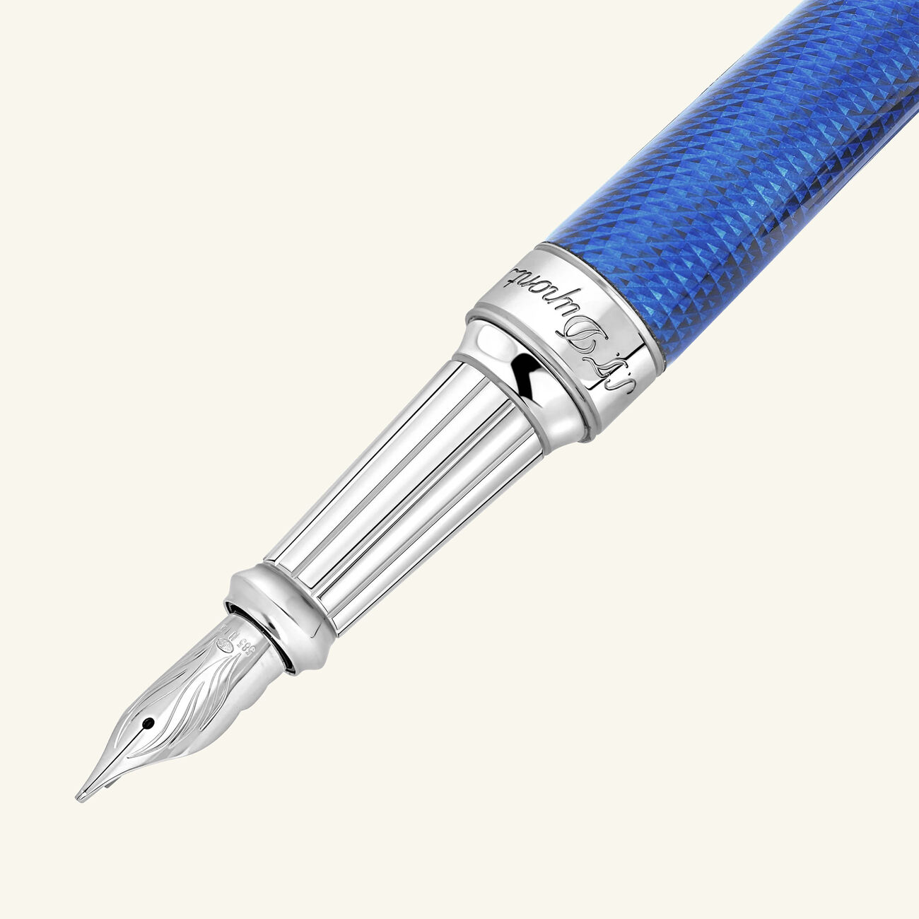 st dupont eternity fountain pen blue