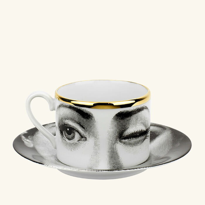 fornasetti tema e variazioni 2005 l antipatico tea cup grey