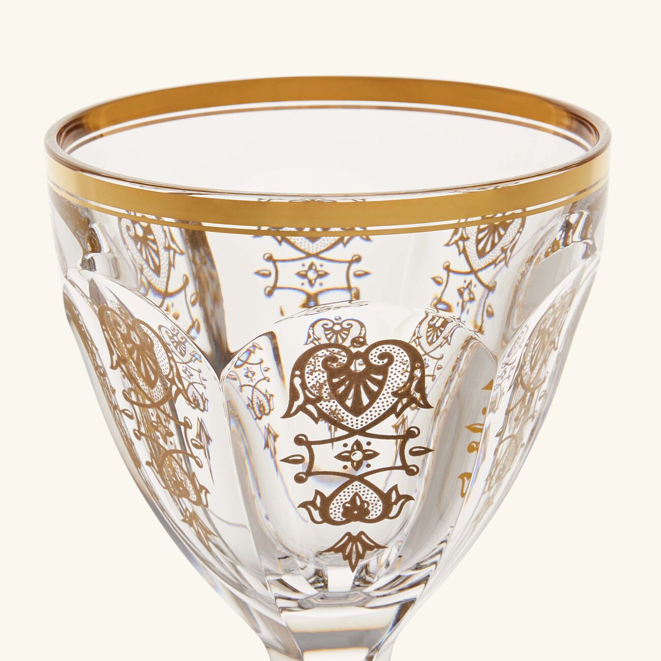 baccarat harcourt empire drinking glass gold