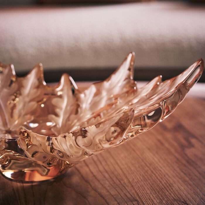 lalique champs  lys es centerpiece gold