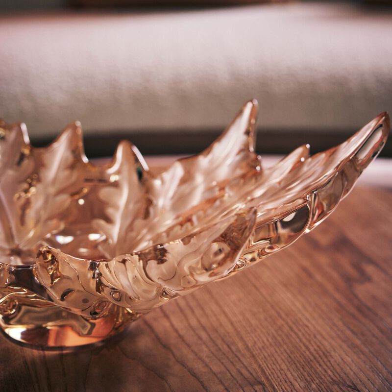 lalique champs  lys es centerpiece gold
