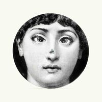 Tema e Variazioni no.363 Tray Round Extra Large fornasetti tema e variazioni no 363 tray round extra large