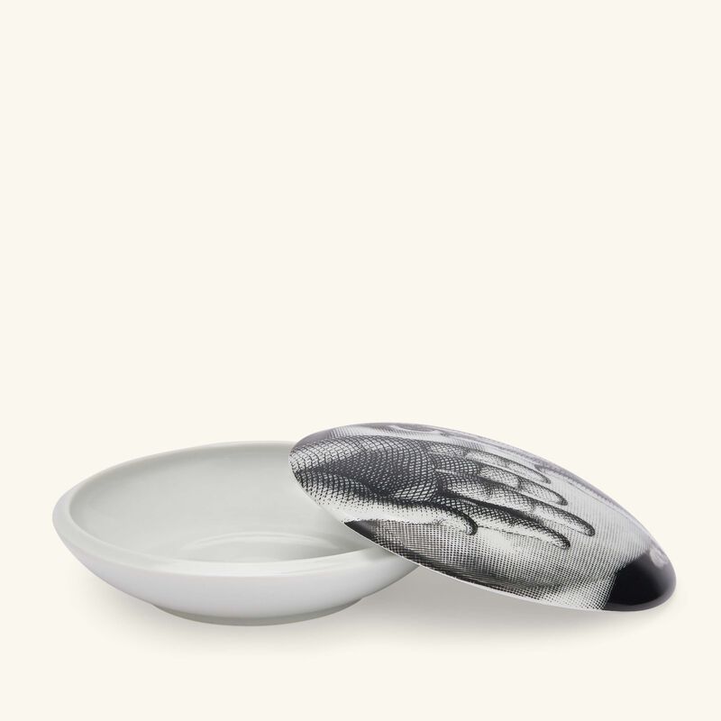 fornasetti tema e variazioni no 154 decorative box round black