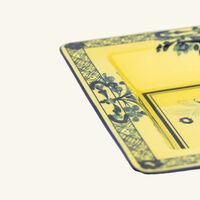 Oriente Italiano Citrino Trinket Tray Square Small Yellow ginori 1735 oriente italiano citrino trinket tray square small yellow