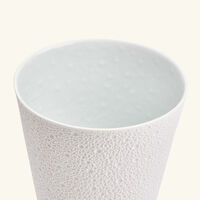 Ecume Blanc Vase Small White bernardaud ecume blanc vase small white