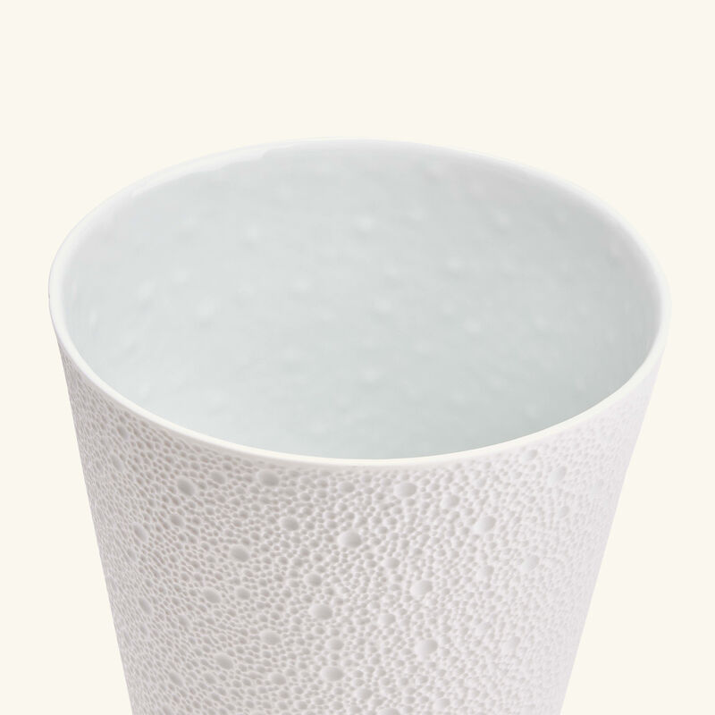 Ecume Blanc Vase Small White bernardaud ecume blanc vase small white
