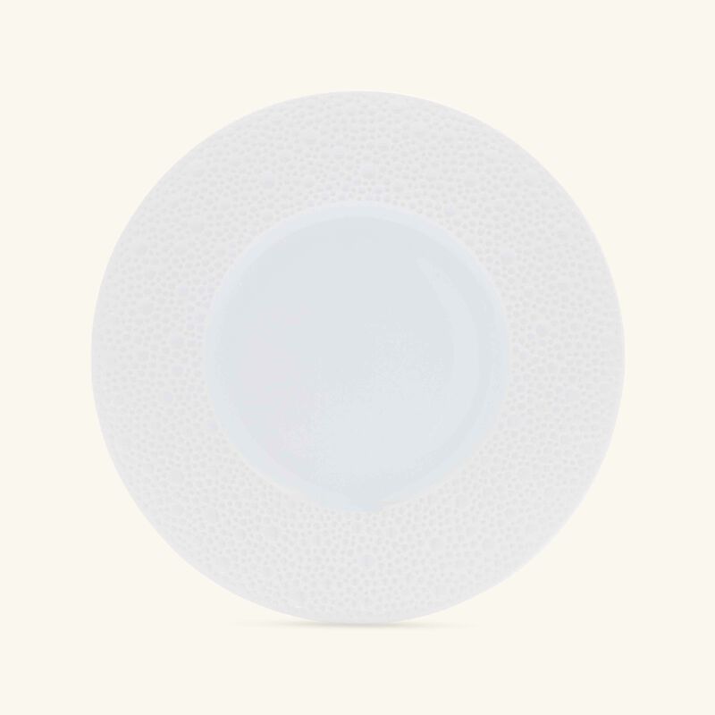 bernardaud ecume bread   butter plate round white 16cm