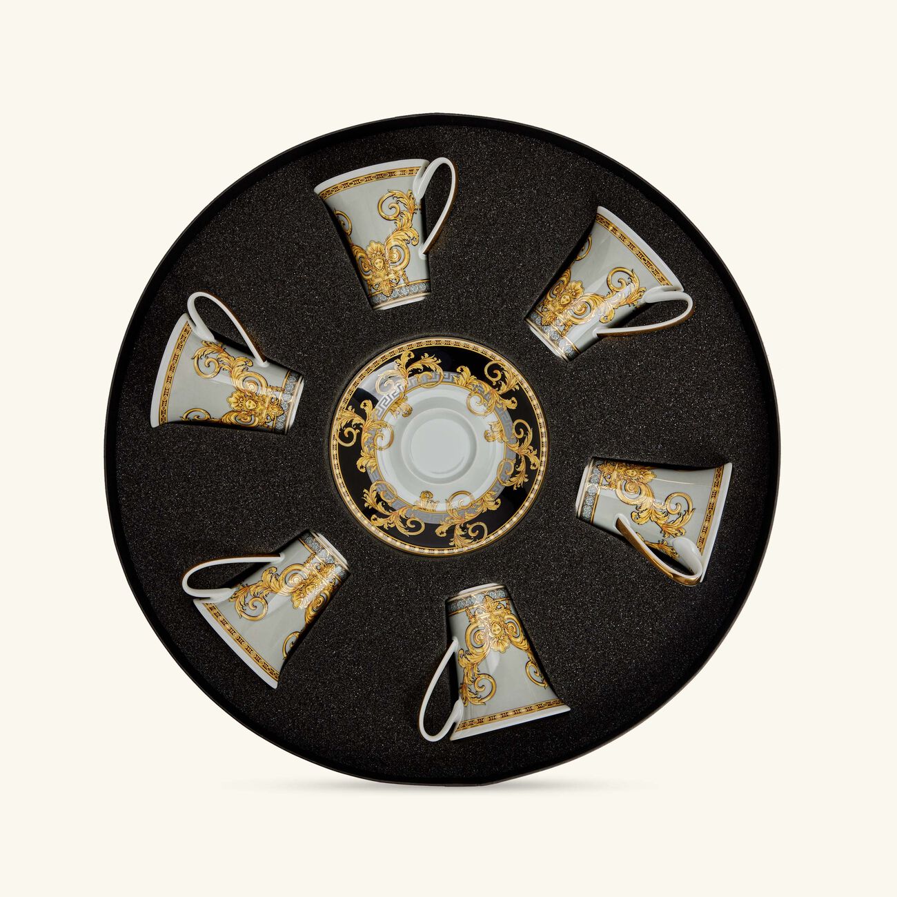 فيرساتشي طقم القهوة برستيج جالا أبيض