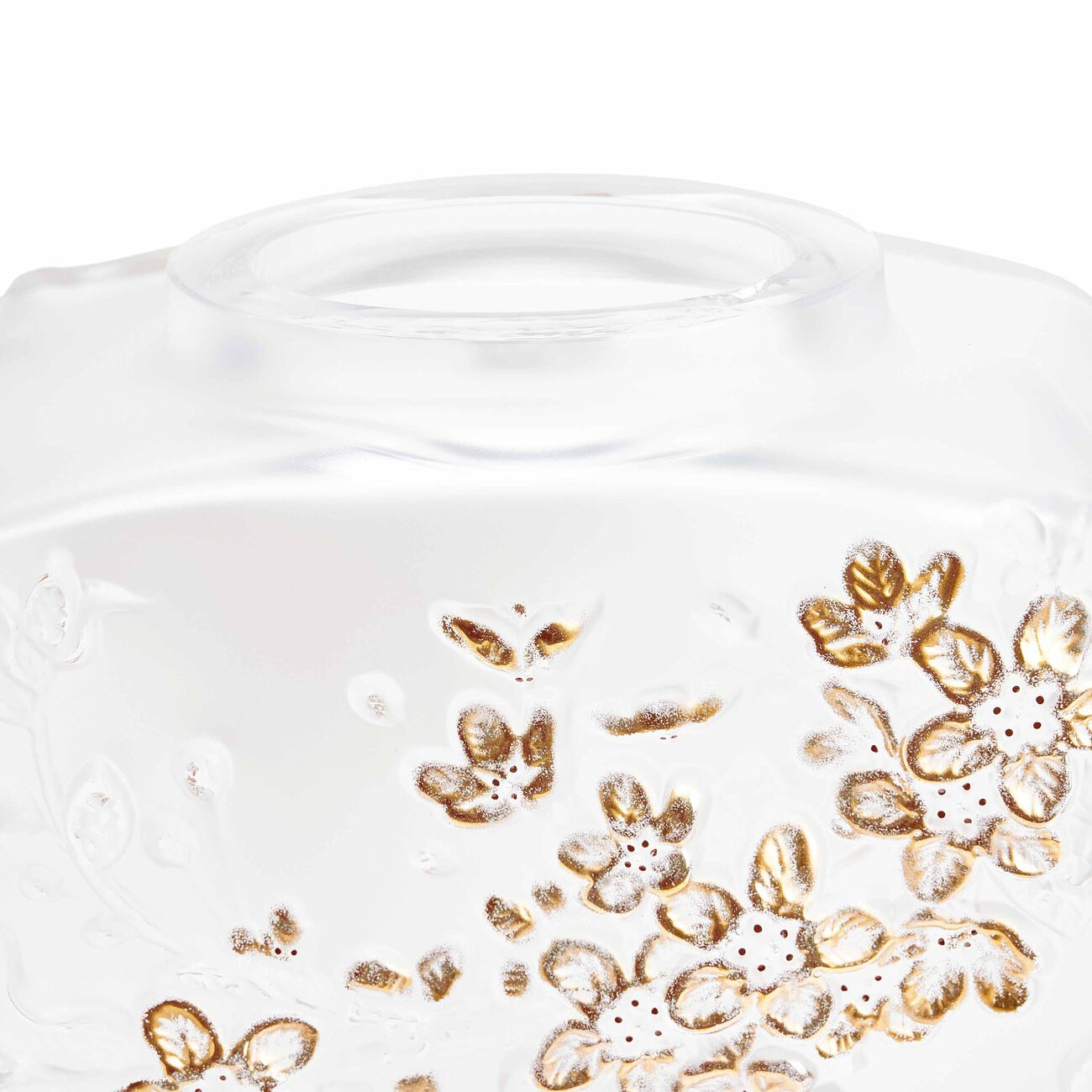 Fleurs de Cerisier Vase Large Clear lalique fleurs de cerisier vase large clear